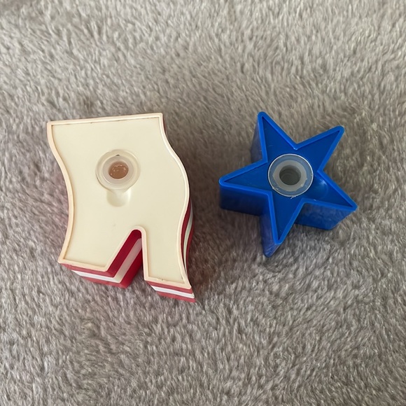 Patriotic Star & Stripes salt & pepper set Nwot - Picture 3 of 5